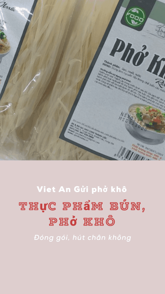 Gửi Thực Phẩm Đi Mỹ 8 Gửi bún, phở khô