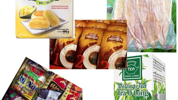Gửi hàng thực phẩm đi Mỹ
