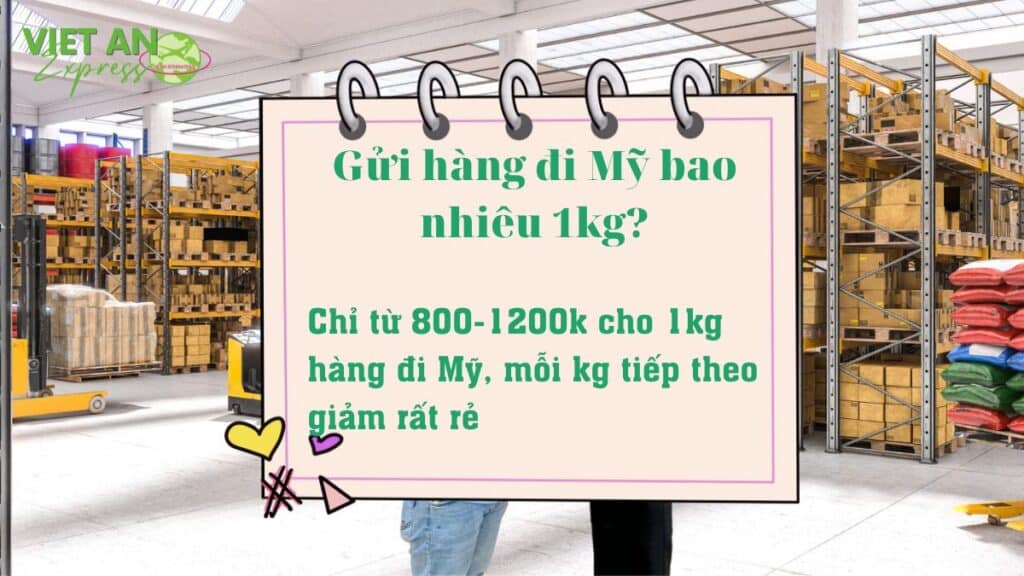 Dịch Vụ Gửi Hàng Đi Mỹ Uy Tín, Giá Rẻ 2 gui hang di my bao nhieu 1kg