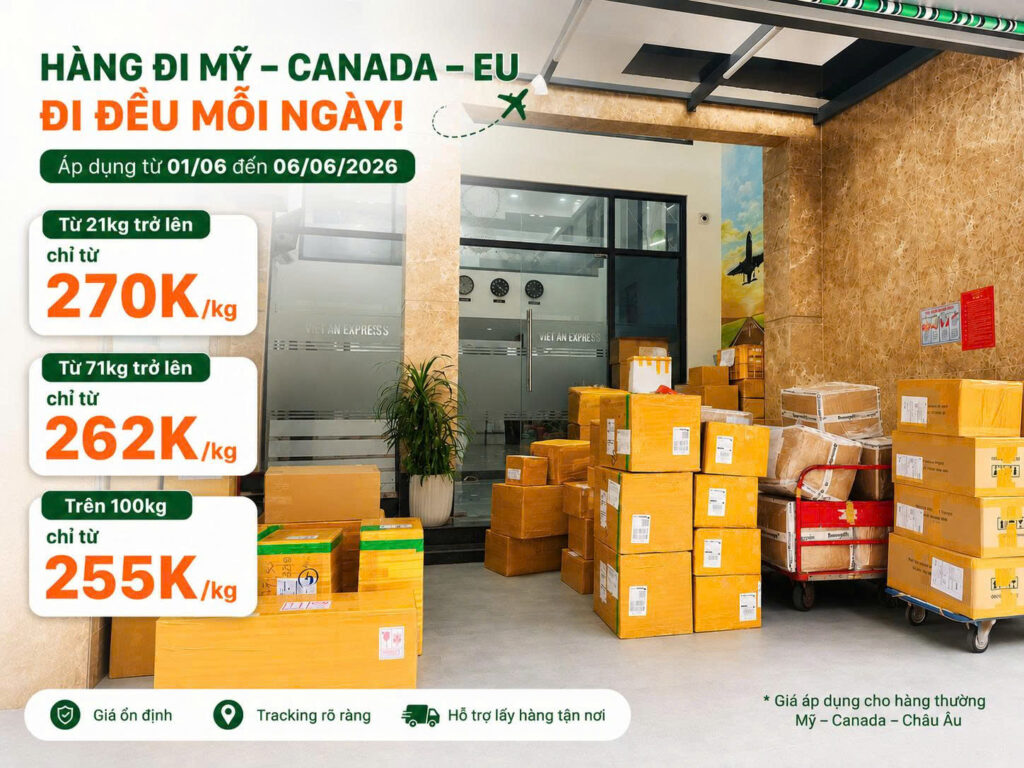 Giá ưu đãi cho hàng mỹ từ 01-06 tháng 6
