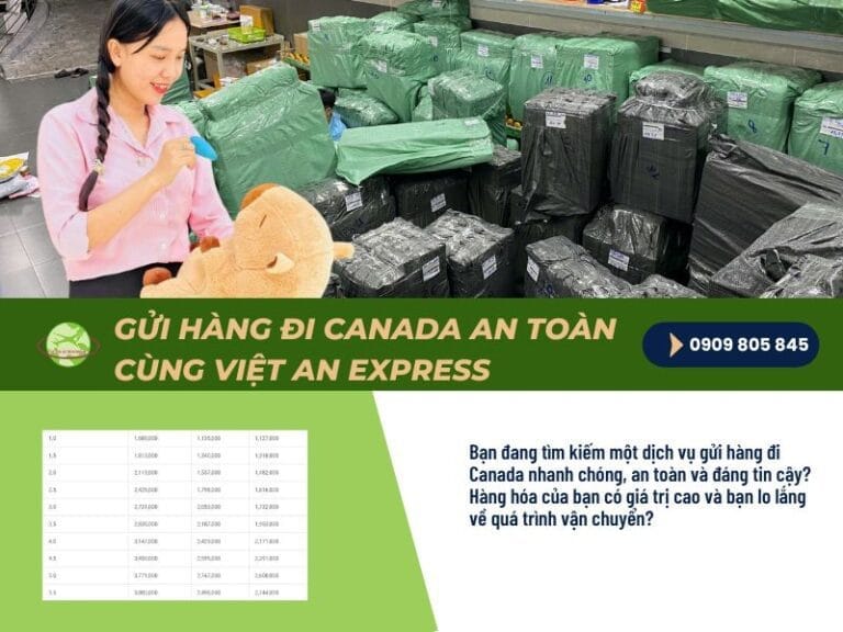 Gửi Hàng Đi Canada Giá Rẻ, Uy Tín | Bảng Giá Mới Nhất 2026