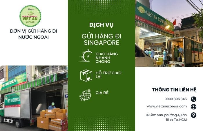 Gửi hàng đi Singapore nhanh chóng, an toàn, giá rẻ