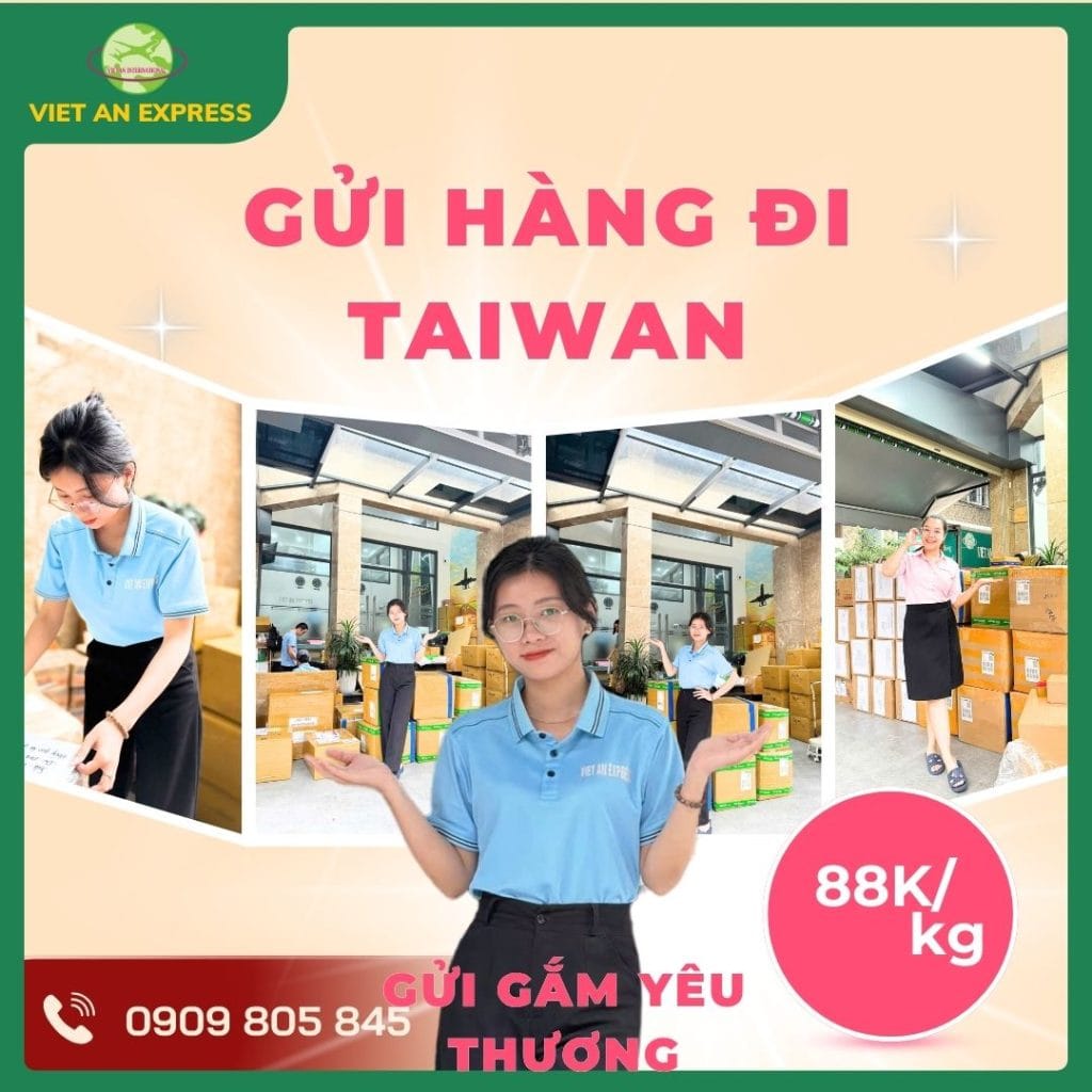 Gửi hàng đi Taiwan giá rẻ. Gửi gắm yêu thương