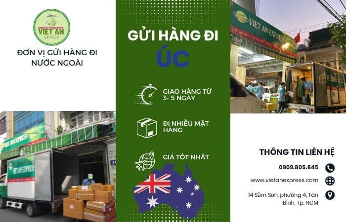 Gửi hàng đi Úc tại Viet An