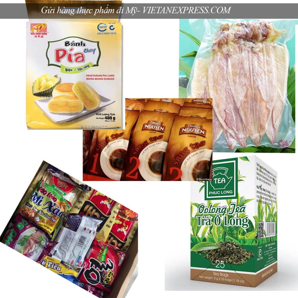 Gửi hàng thực phẩm đi Mỹ