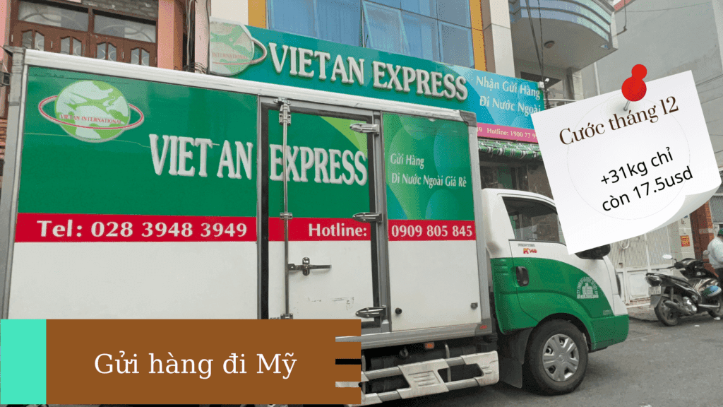 Gửi hàng đi Mỹ giá rẻ tại HCM