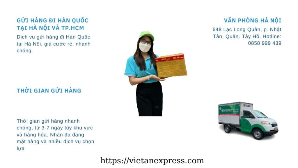 Gửi hàng đi Hàn Quốc Tại Hà Nội