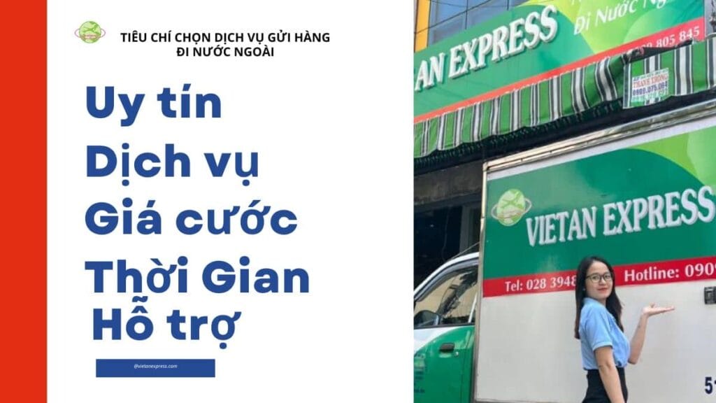 Tiêu chí chọn dịch vụ gửi hàng đi nước ngoài