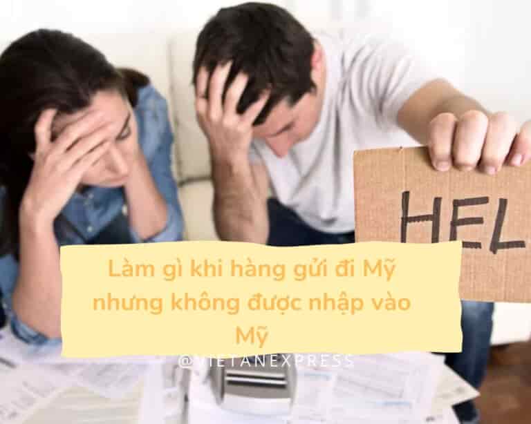 Gửi hàng đi Mỹ nhưng hàng hóa không được nhập vào Mỹ- Điều gì sẽ xảy ra?
