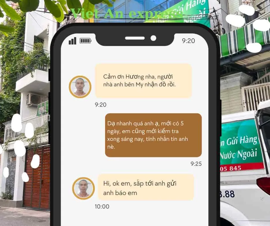 Gửi Hàng Đi Mỹ Giá Rẻ, Uy Tín Với Việt An Express – Dịch Vụ Chất Lượng & Tiện Ích đánh giá phản hồi từ khách hàng khi sử dụng dịch vụ Việt An Express