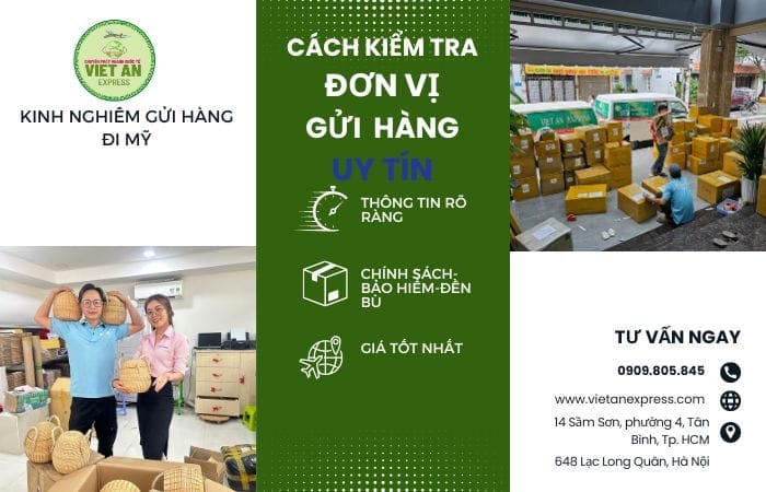 Kiểm tra đơn vị gửi hàng uy tín