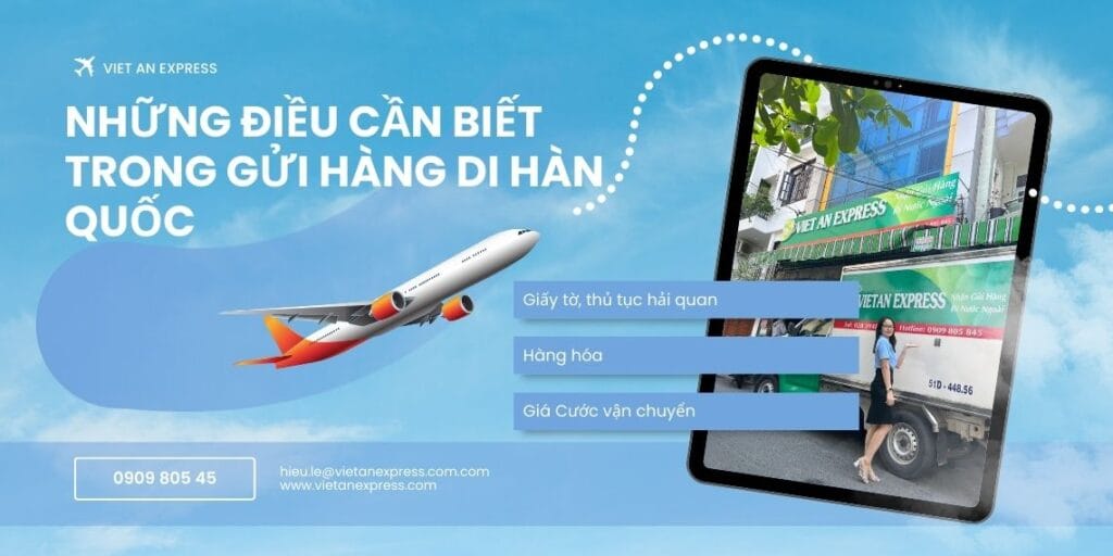 Những điều cần biết khi gửi hàng đi Hàn Quốc