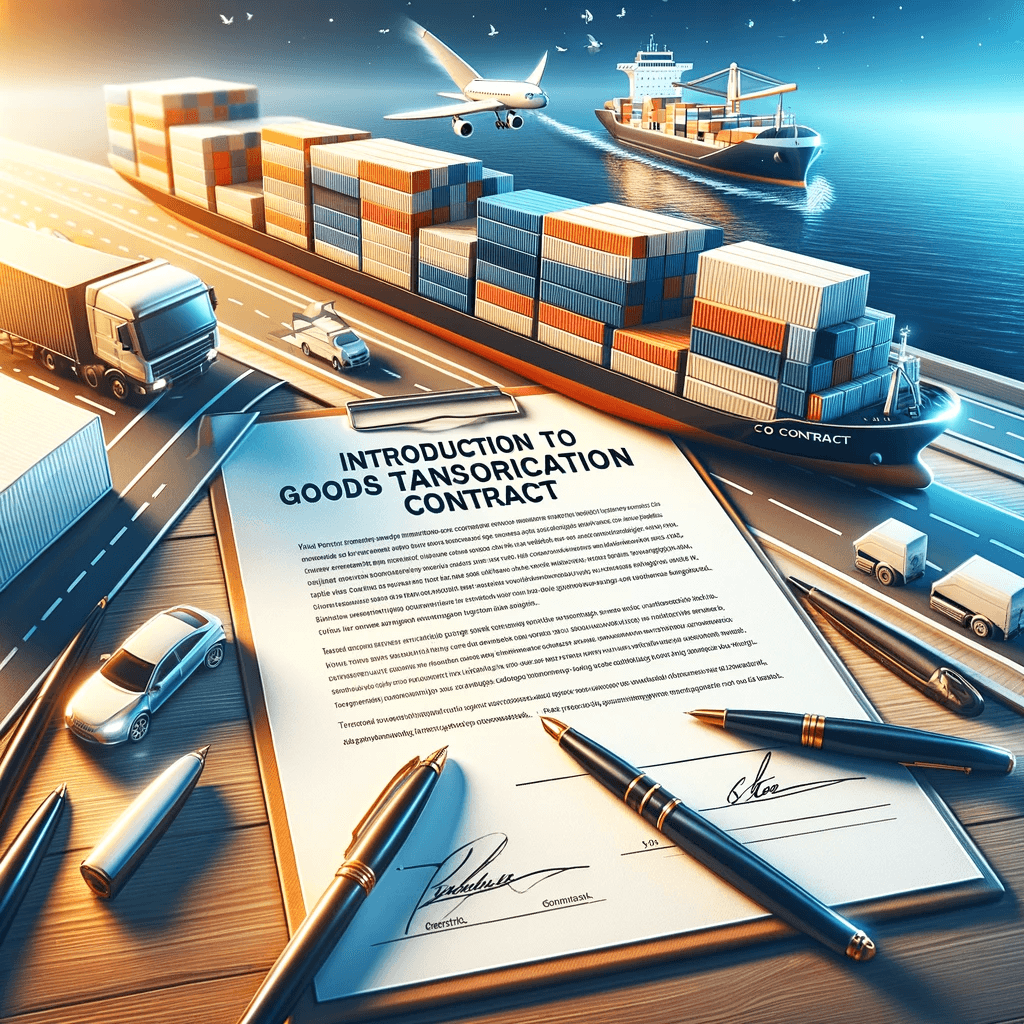 Giới thiệu Hợp đồng vận chuyển hàng hóa: An image showing the introduction to goods transportation contracts