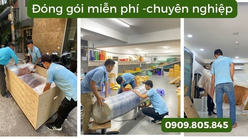 Đóng gói hàng hóa miễn phí và chuyên nghiệp