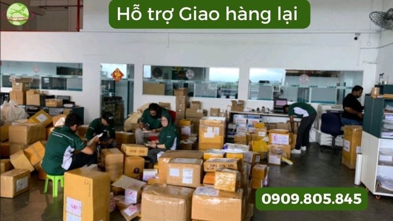 hỗ trợ phát hàng lại nếu bận