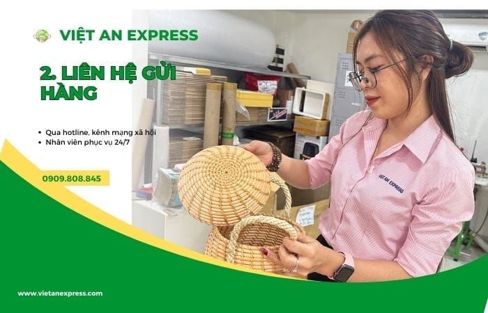 Liên hệ gửi hàng đi nước ngoài tại Viêt An Express