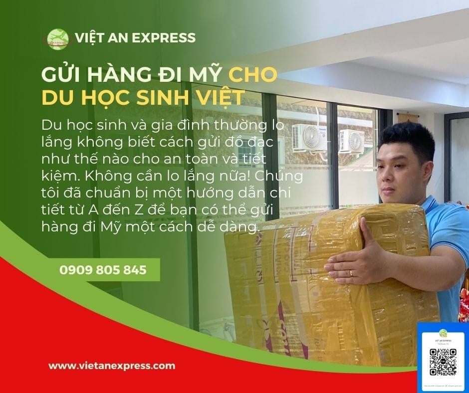 Gửi hàng đi Mỹ cho du học sinh Việt