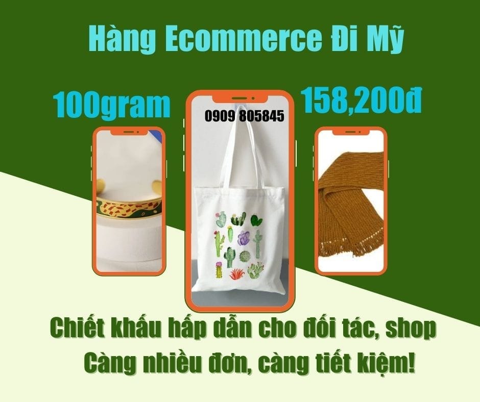 Hàng Ecommerces gửi đi Mỹ