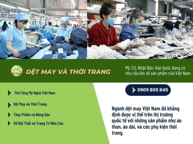 Sản phẩm dệt may và thời trang