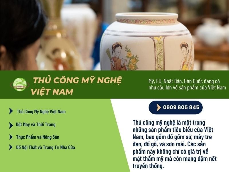 Sản phẩm thủ công mỹ n ghệ Việt Nam xuất khẩu