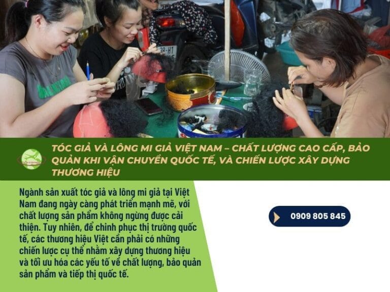 Tóc Giả và Lông Mi Giả Việt Nam – Chất Lượng Cao Cấp Và Chiến Lược Xây Dựng Thương Hiệu Quốc Tế