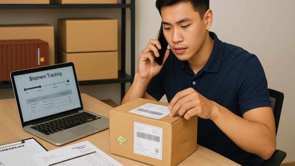 Check lại thông tin khách hàng, sản phẩm