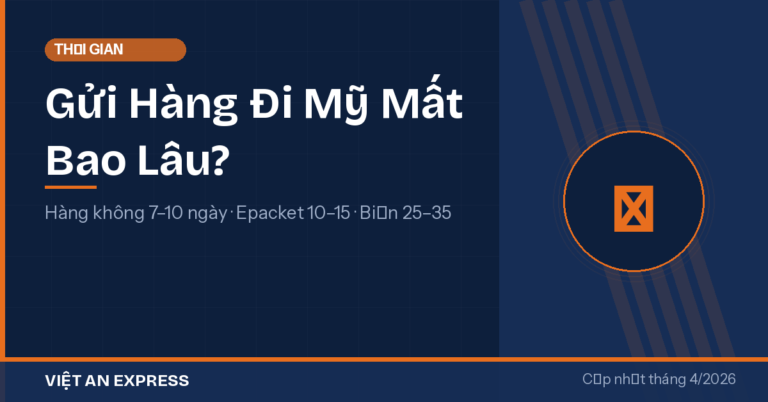 Gửi Hàng Đi Mỹ Mất Bao Lâu? So Sánh Thực Tế 3 Dịch Vụ [2026]