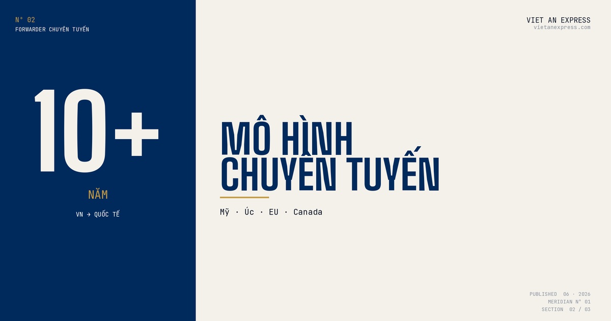 Mô hình forwarder chuyên tuyến Viet An Express