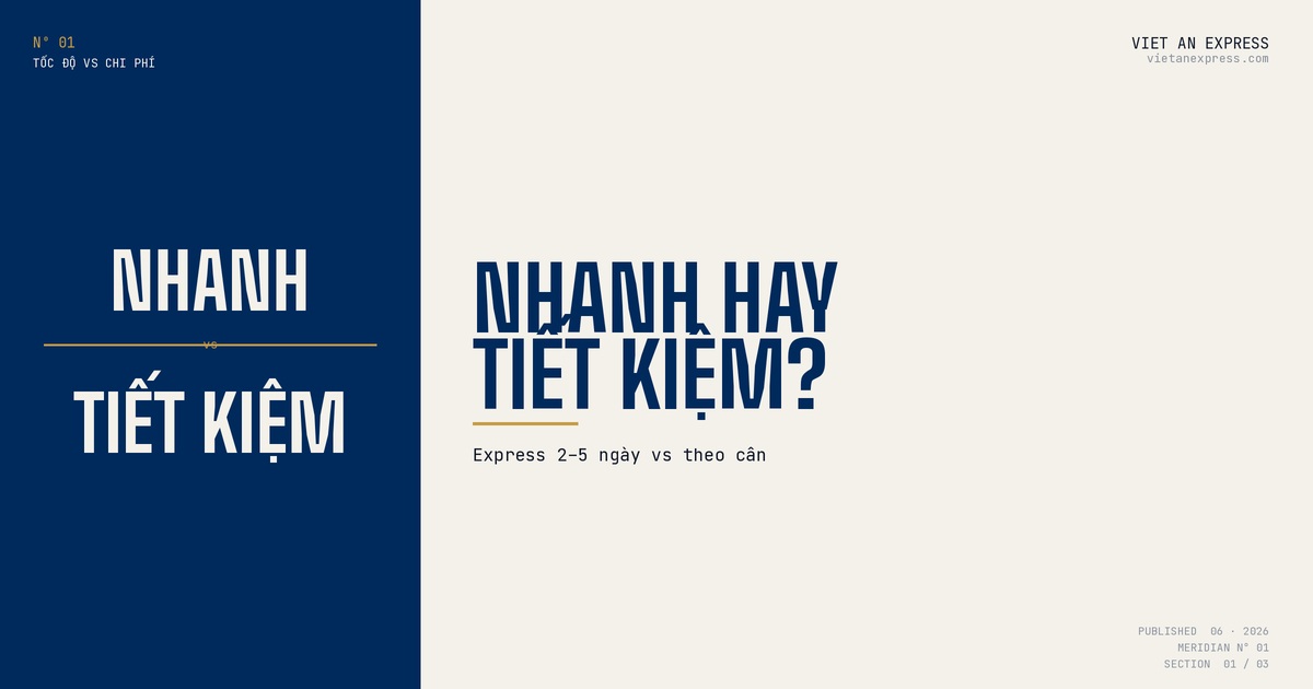 Nhanh hay tiết kiệm khi gửi hàng quốc tế
