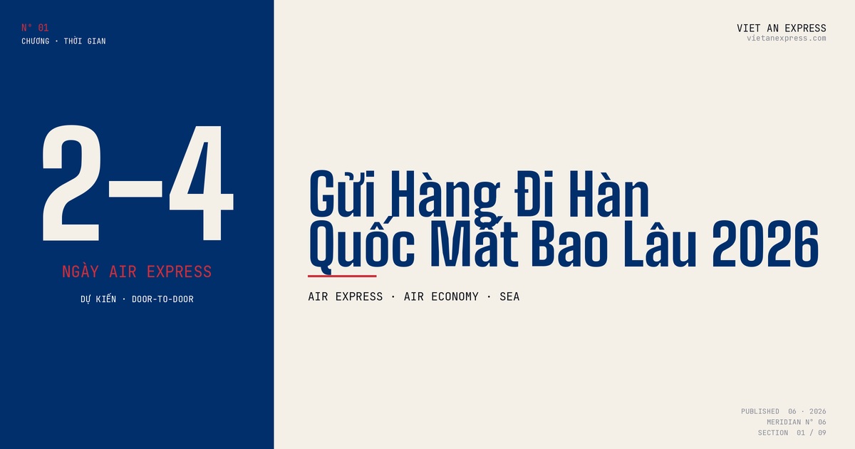 Gửi hàng đi Hàn Quốc mất bao lâu 2026 - dự kiến 2-4 ngày Air Express, Air Economy, đường biển