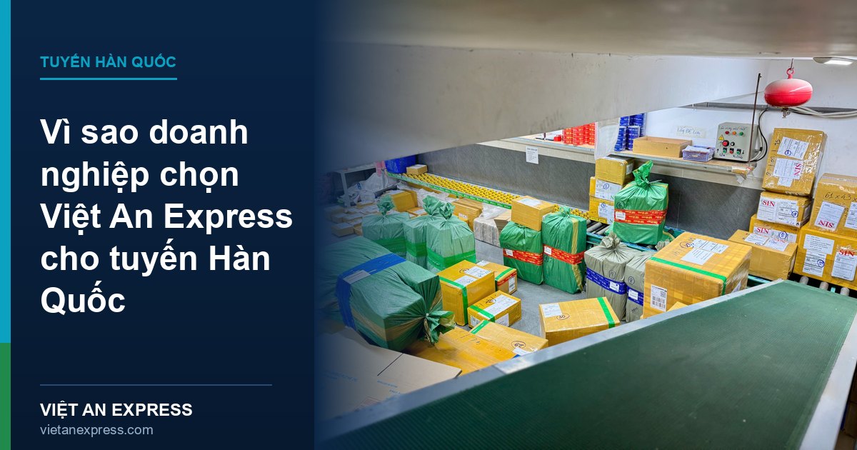 Vì sao doanh nghiệp chọn Việt An Express cho tuyến Hàn Quốc - 16 năm, giá minh bạch, Đông Bắc Á