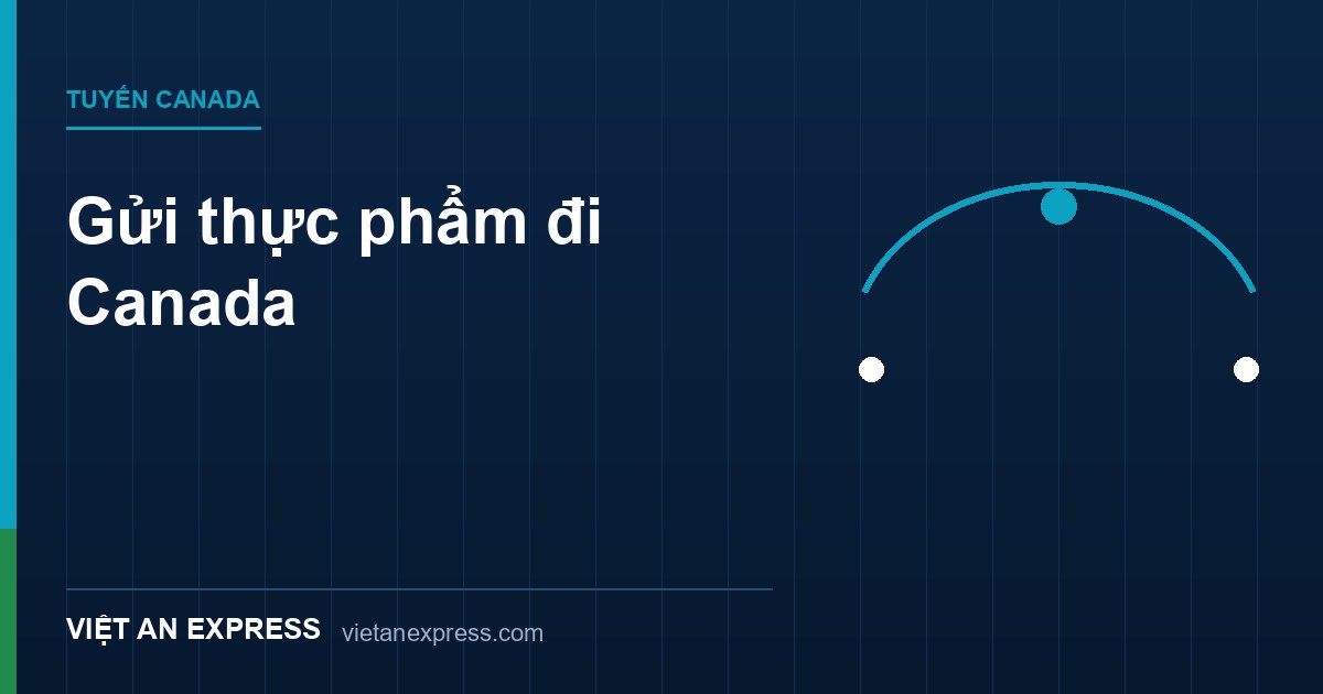 gửi thực phẩm đi Canada