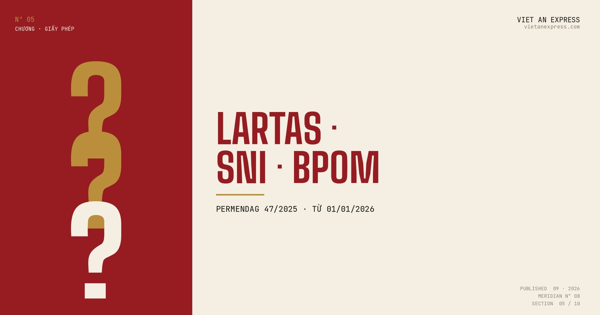 Giấy phép nhập khẩu Indonesia: LARTAS, SNI, BPOM
