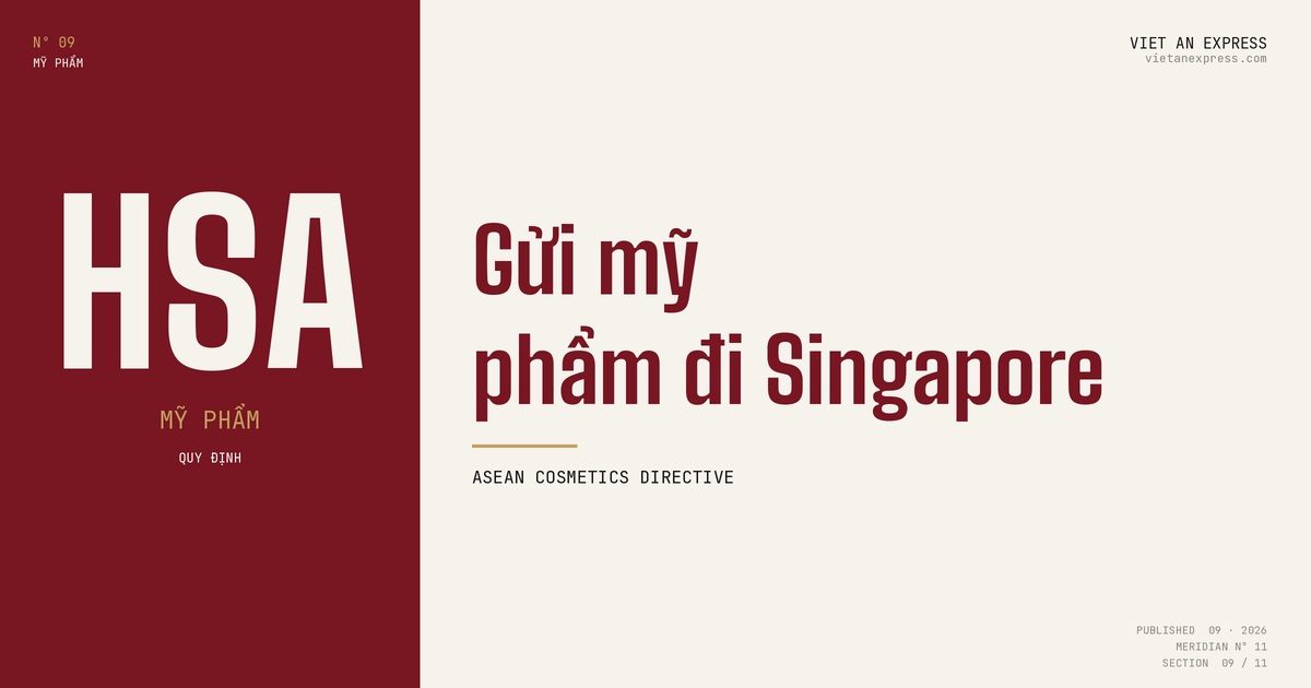 Quy định HSA khi gửi mỹ phẩm đi Singapore