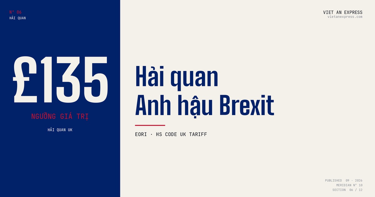Hải quan Anh sau Brexit và ngưỡng giá trị 135 bảng