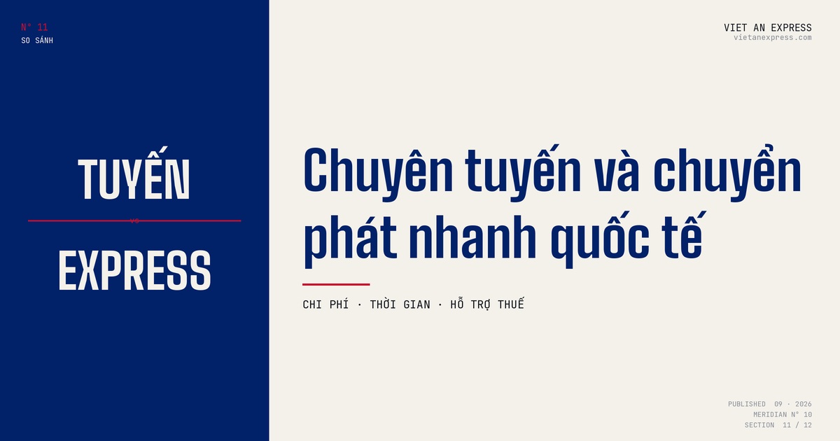 So sánh chuyên tuyến và chuyển phát nhanh đi Anh