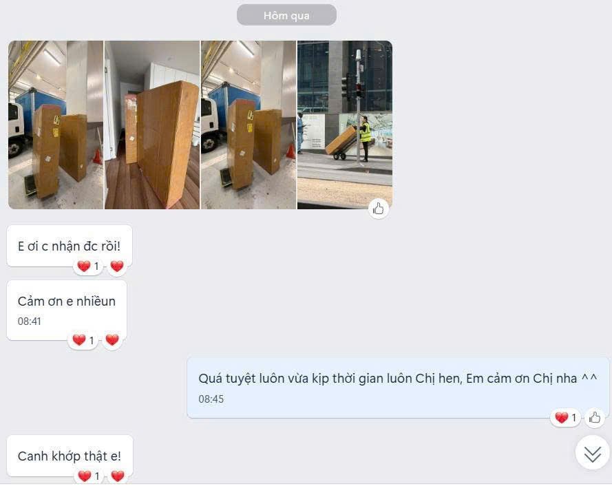 Phản hồi khách hàng Việt An Express sau khi nhận hàng