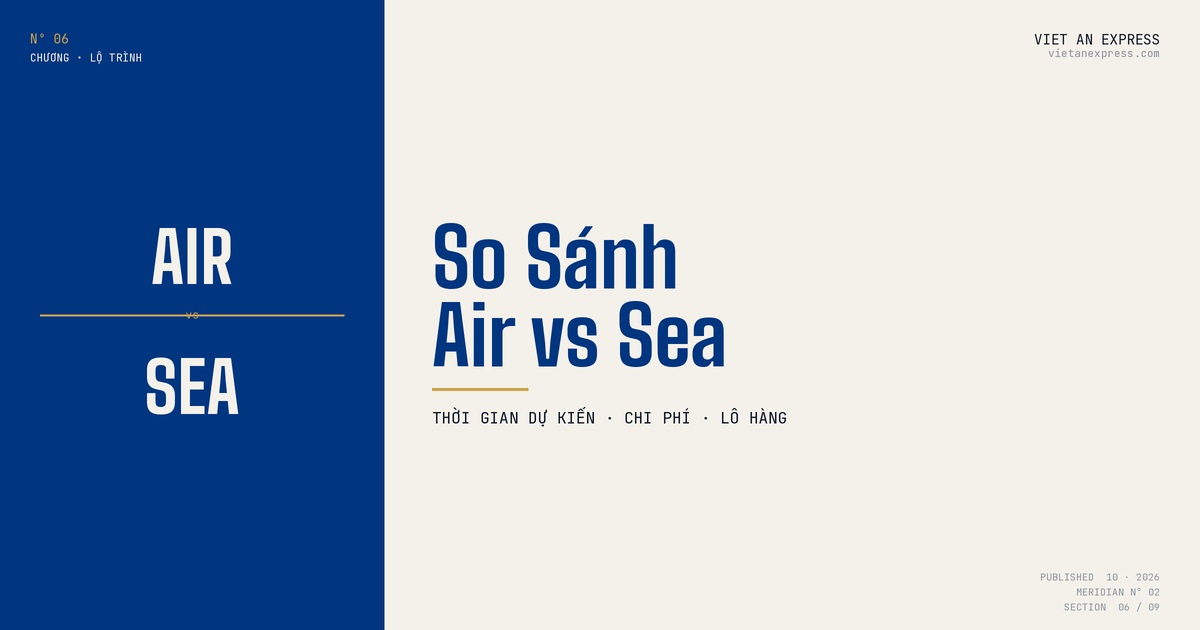 So sánh Air và Sea gửi hàng đi Phần Lan: thời gian dự kiến, chi phí, loại hàng phù hợp