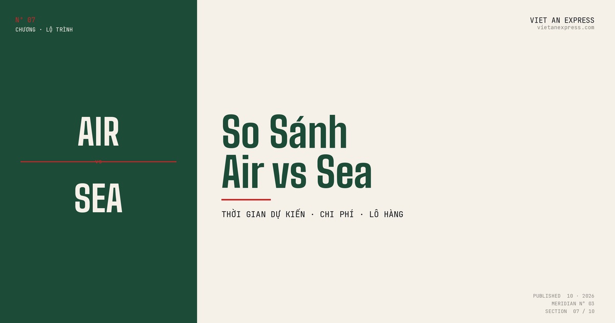 So sánh Air và Sea gửi hàng đi Ý: thời gian dự kiến, chi phí, loại hàng phù hợp