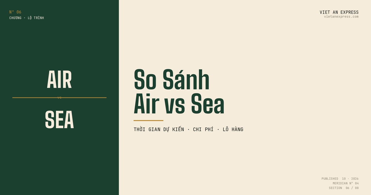 So sánh Air và Sea gửi hàng đi Saudi: thời gian dự kiến và chi phí
