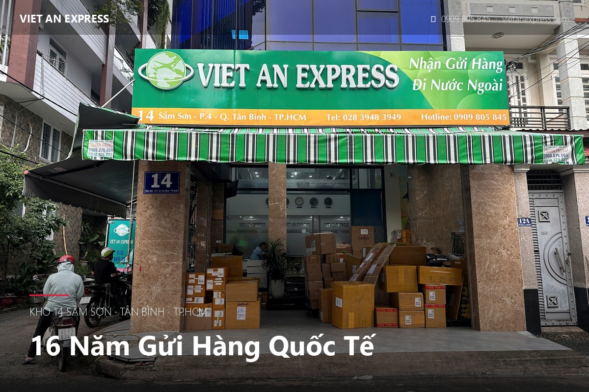 Văn phòng và kho Việt An Express tại 14 Sầm Sơn, Tân Bình, TP.HCM